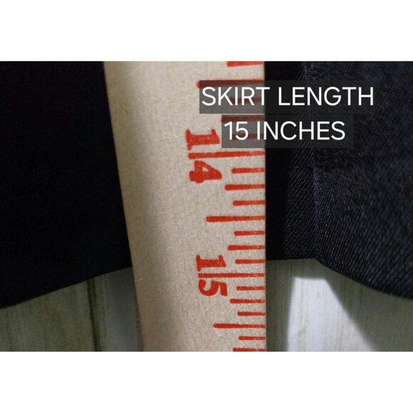 NWT Commense 2pc Black Cropped Blazer & Pleated Mini Skirt W/ White ~ Small - Picture 10 of 10